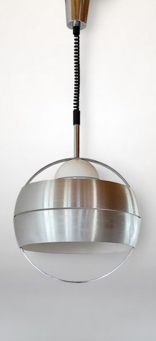 Hængende lampe - Stål, poleret aluminium