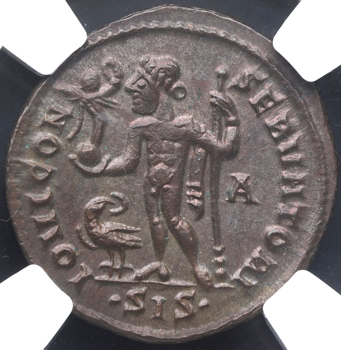 Romarriket. Licinius I (AD 308-324). Follis Siscia