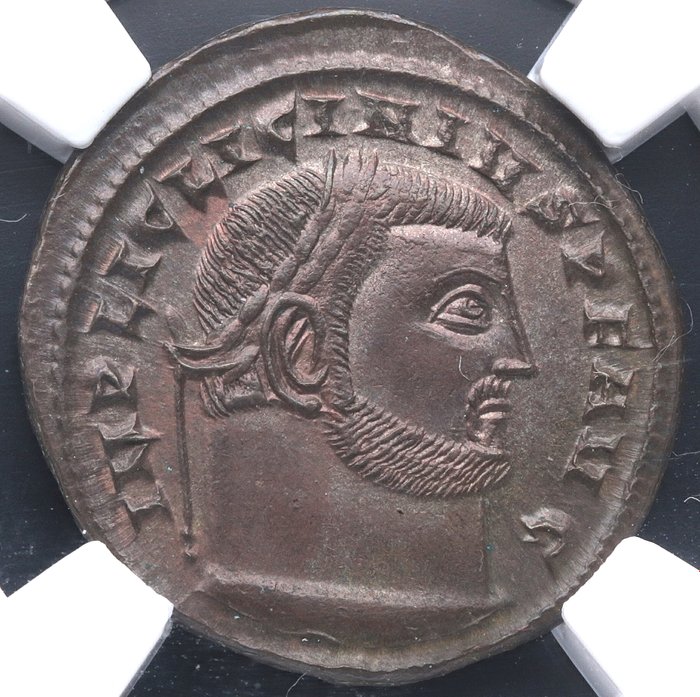 Romarriket. Licinius I (AD 308-324). Follis Siscia