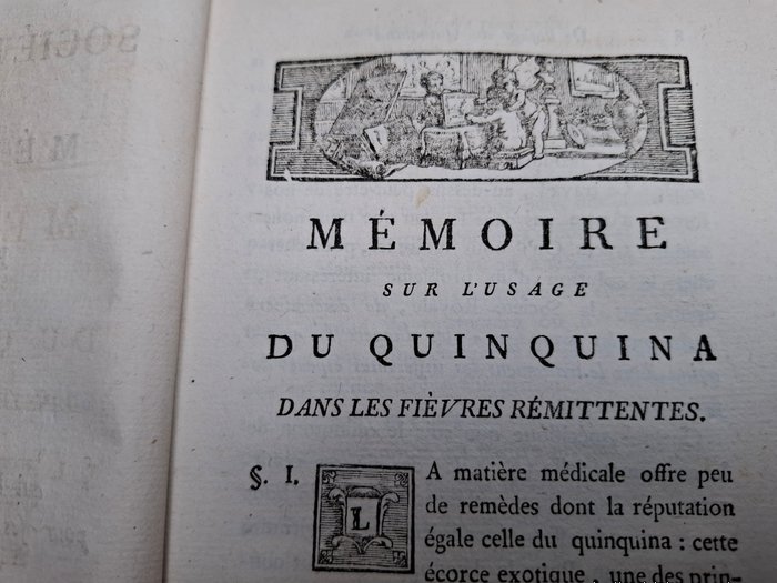 M. Baumes - De l'usage du quinquina dans les fièvres rémittentes - 1790