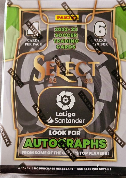 2022/23 Panini Select La Liga - Chase Autograph - 1 Sealed box - Næsten så god som ny (NM)