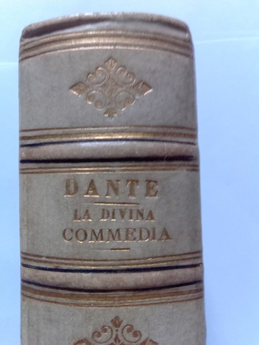 Dante Alighieri - La Divina Commedia-Miniature edition in Ferdinando Ongania binding - 1886