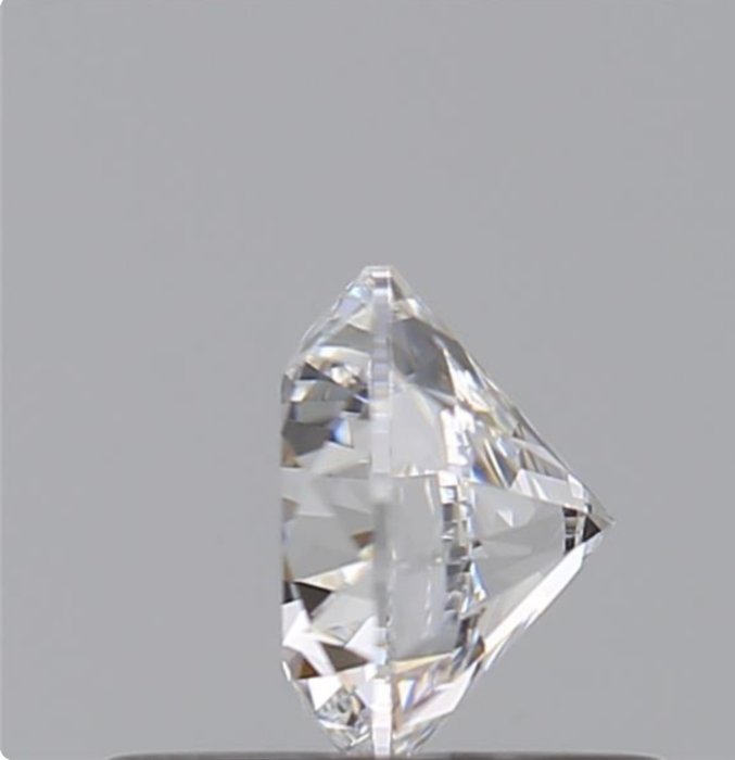 Ingen mindstepris - 1 pcs Diamant  (Natur)  - 0.50 ct - Rund - D (farveløs) - VVS1 - Gemological Institute of America (GIA)