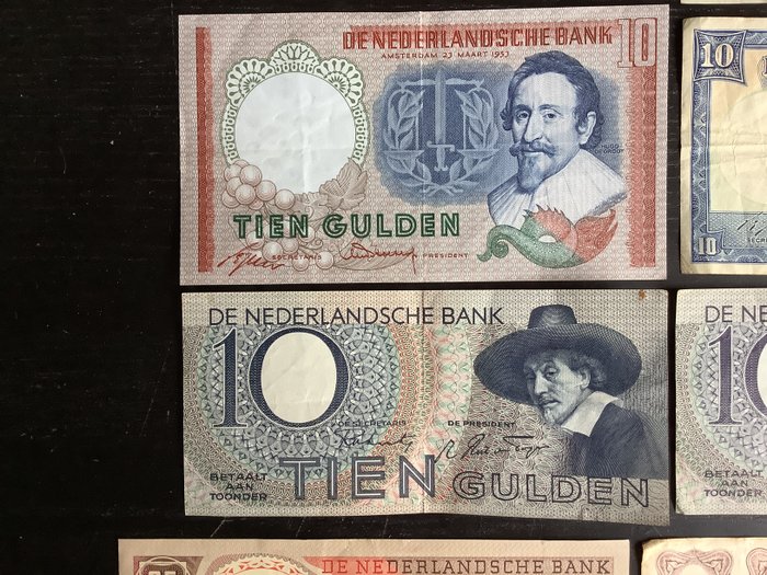 Holland. - 15 banknotes - various dates  (Ingen mindstepris)