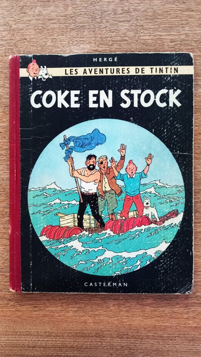 Tintin T19 - Coke en stock (B24) - C - 1 Album - Første belgiske udgave - 1958