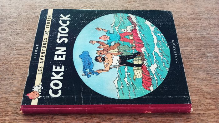 Tintin T19 - Coke en stock (B24) - C - 1 Album - Første belgiske udgave - 1958