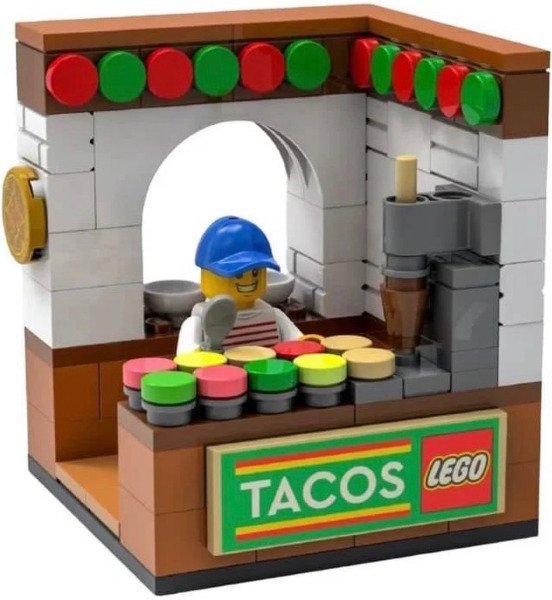 Lego - Promotional - 6469488 / 5007866 - Taco Stand, zeer zeldzaam - 2020+ - Mexico