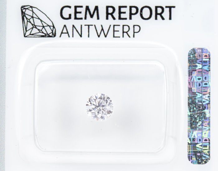 Ingen mindstepris - 1 pcs Diamant  (Natur)  - 0.44 ct - Rund - F - SI2 - Gem Report Antwerp (GRA)