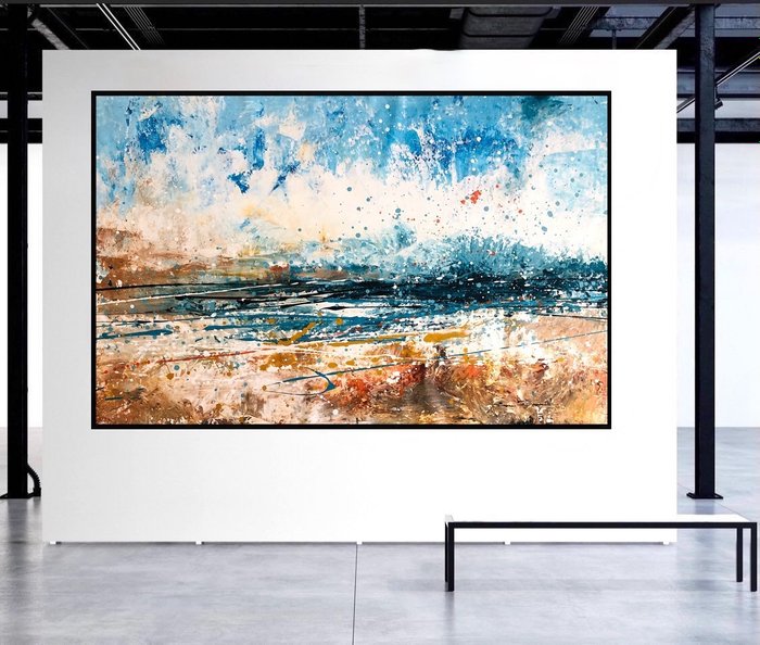 Dam Domido (1959) - Multi colored seascape  XXL