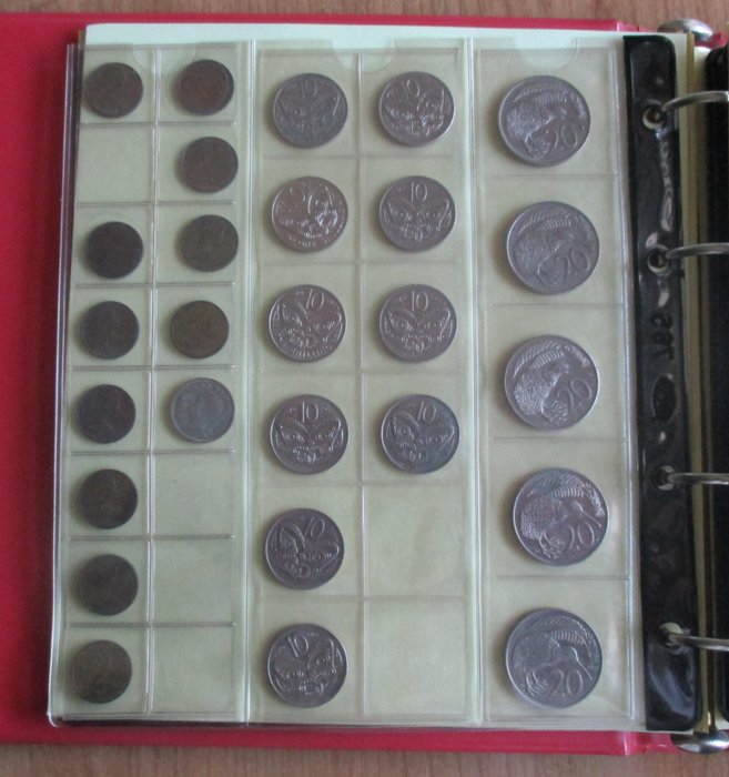 Verden. Collection of coins 1930-1990  (Ingen mindstepris)