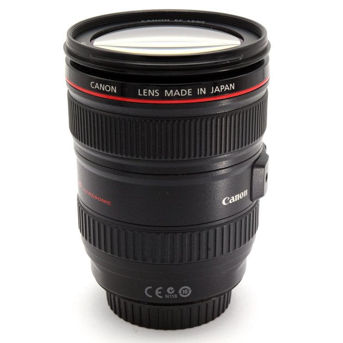 Canon EF 24-105mm f/4L IS USM zoomlens met EW-83H type zonnekap #PRO ZOOMLENS Zoomobjektiv