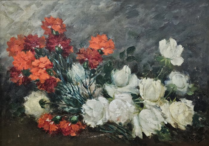 Giuseppe Alberto Cocco (1869-1963) - Composizione floreale