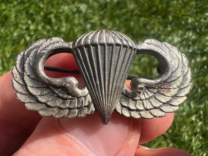 Amerikas Forenede Stater - Badge - WW2 Airborne / Paratrooper Parachutists Badge - pin back - 20. - midt i (2. verdenskrig)