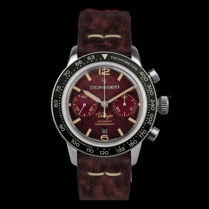 Tecnotempo - Chronograph "Vintage" - Swiss Movt - Limited Edition - - - TT.100VI.PR (Red) - Mænd - 2011-nu