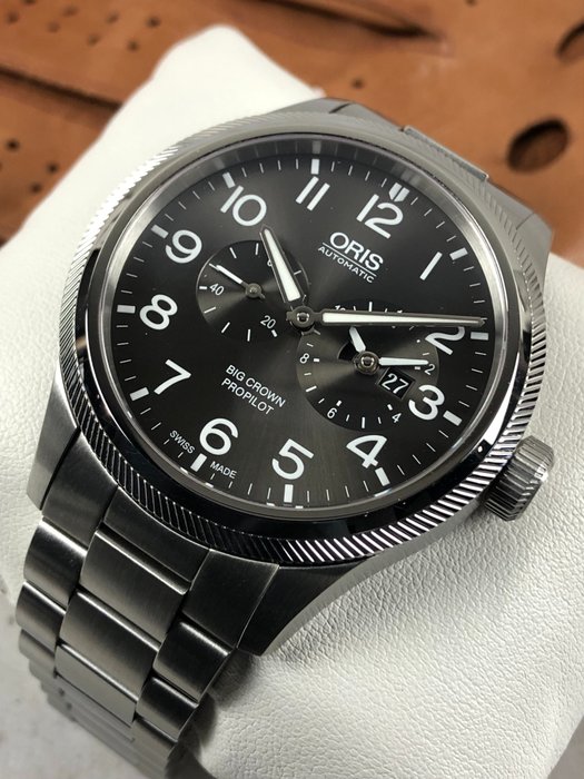 Oris - Big Crown Pro Pilot Worldtimer Automatic - 01 690 7735 4063-07 8 22 19-1 - Mænd - 2011-nu