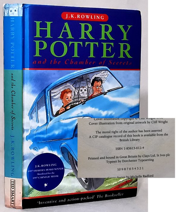 J.K. Rowling - Harry Potter and the Chamber of Secrets [First Printing] - 1998