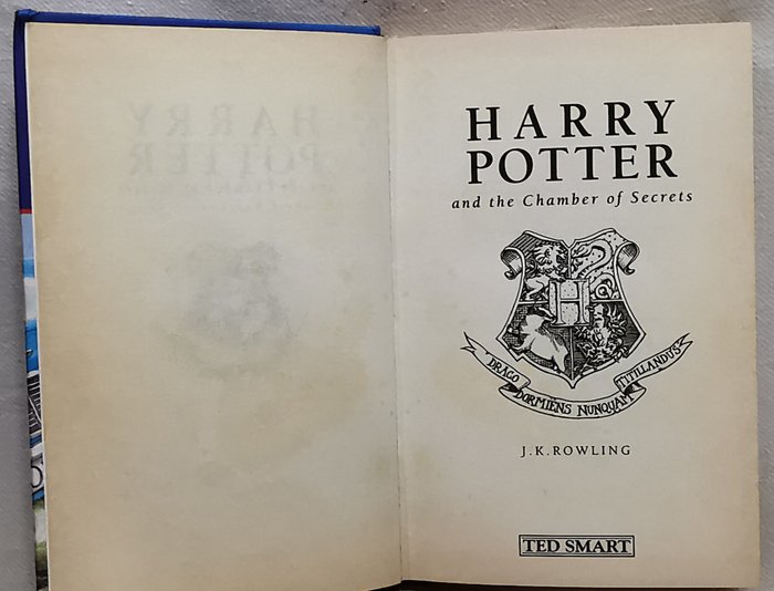 J.K. Rowling - Harry Potter and the Chamber of Secrets [First Printing] - 1998