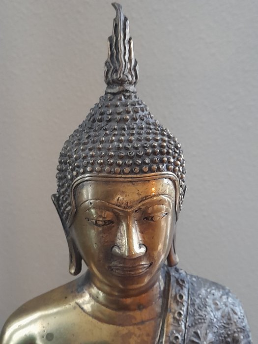 Grote zittende Boeddha - Varada mudra - Statue - Thailand  (Ingen mindstepris)