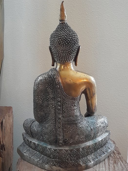 Grote zittende Boeddha - Varada mudra - Statue - Thailand  (Ingen mindstepris)