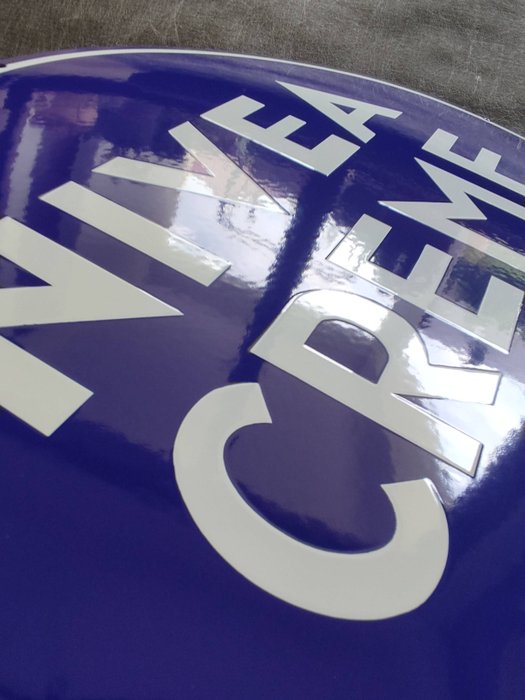 NIVEA, enamel sign, NIVEA Creme Emailschild, Emaille - Reklameplakat - Emalje, emaljeskilt, emaljeskilt