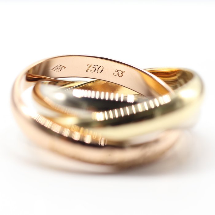 Cartier - Ring - Trinity - 18 kraat Gulguld, Hvidguld, Rosaguld