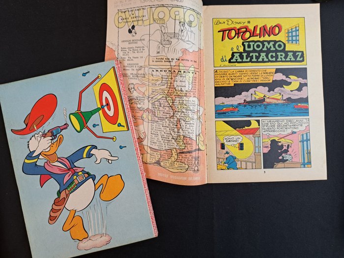 Topolino Libretto Raccoglietore e Albi - 1963 - 10 Comic - Første udgave