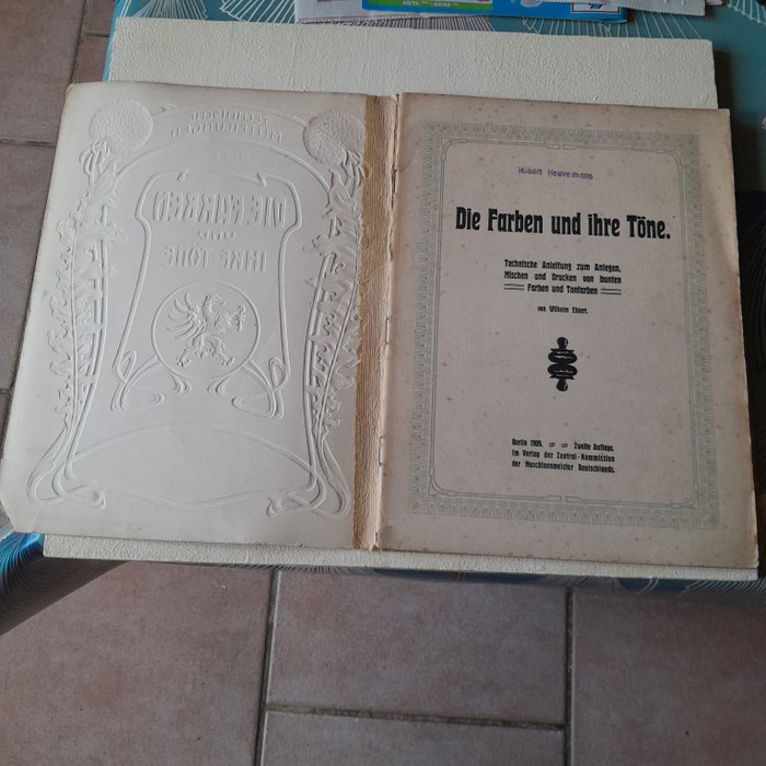 Wihelm Ehlert - Die Farben und ihre Töne Technische Handleitung zum Anlegen Mischen und Drucken von bunten Farben - 1909