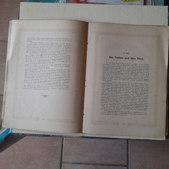 Wihelm Ehlert - Die Farben und ihre Töne Technische Handleitung zum Anlegen Mischen und Drucken von bunten Farben - 1909