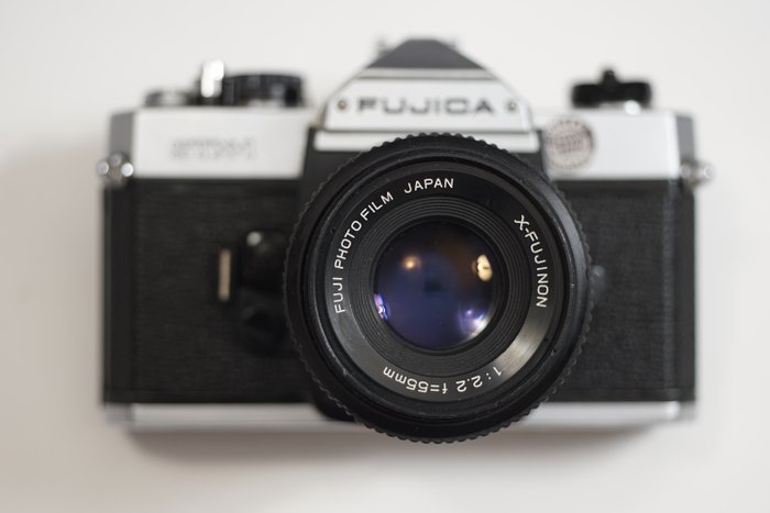 Fujica STX-1 + X-Fujinon 22/55mm | Analogt kamera