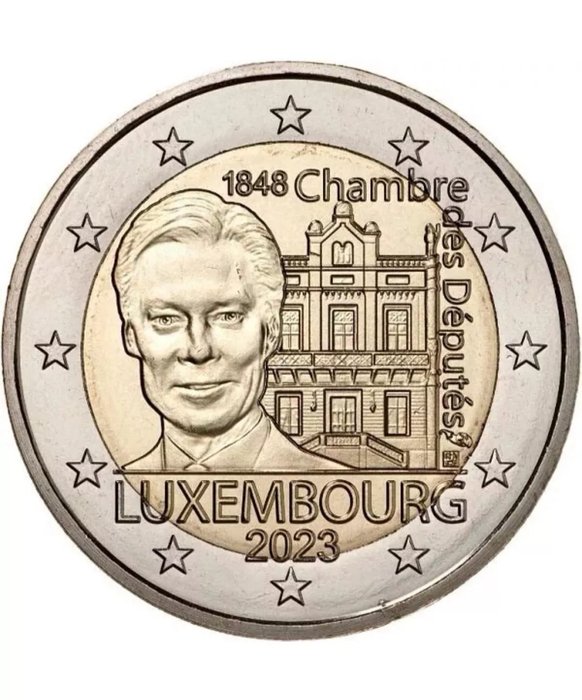 Luxembourg. 2023 "Chambre des Députés" (2 monete)  (Ingen mindstepris)