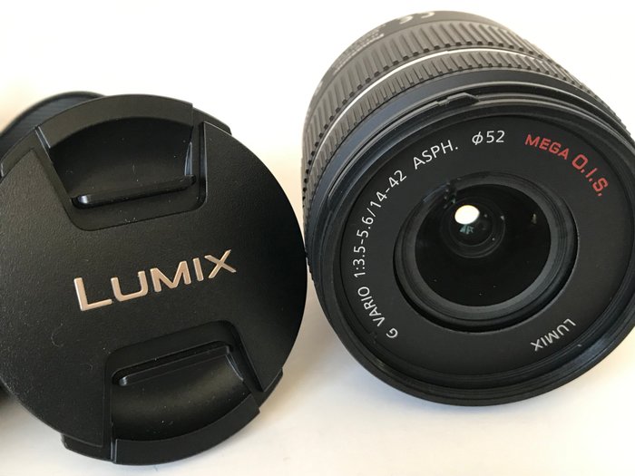 Panasonic Lumix 14-42 ASPH. MEGA 0.I.S. in nieuwstaat (mint - nooit gebruikt) Zoomobjektiv