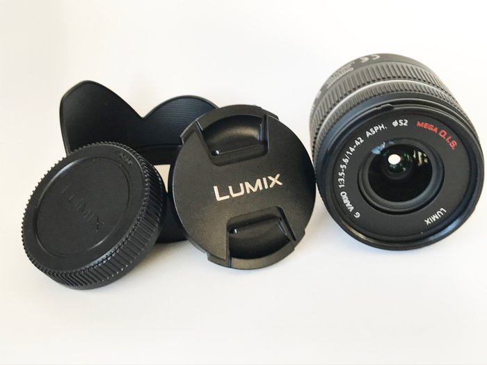 Panasonic Lumix 14-42 ASPH. MEGA 0.I.S. in nieuwstaat (mint - nooit gebruikt) Zoomobjektiv