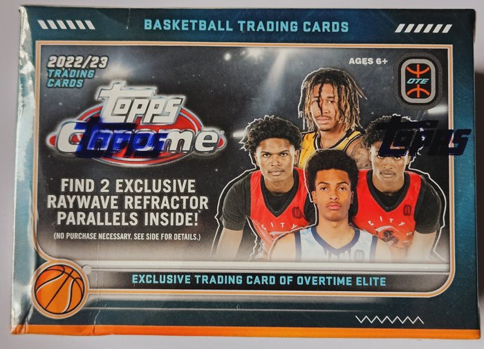 2021/22 Topps Chrome Overtime Elite Basketball - 1 Sealed box - Næsten så god som ny (NM)