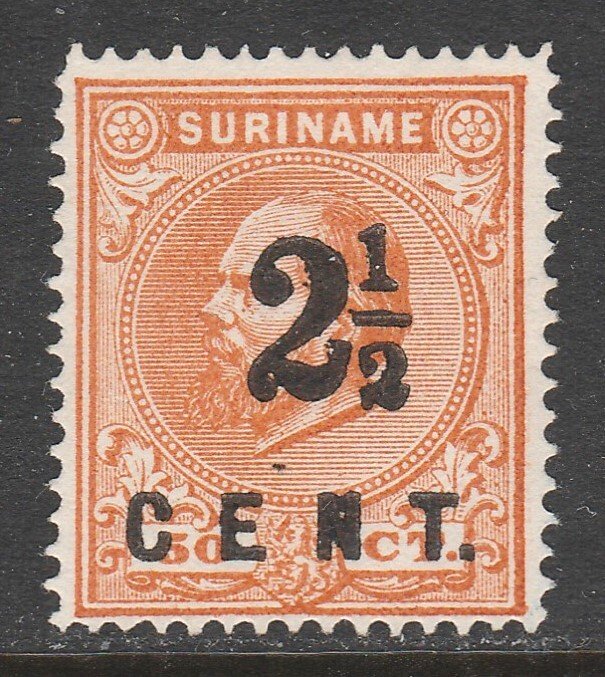 Surinam 1892 - Hjælpeproblem - NVPH 21