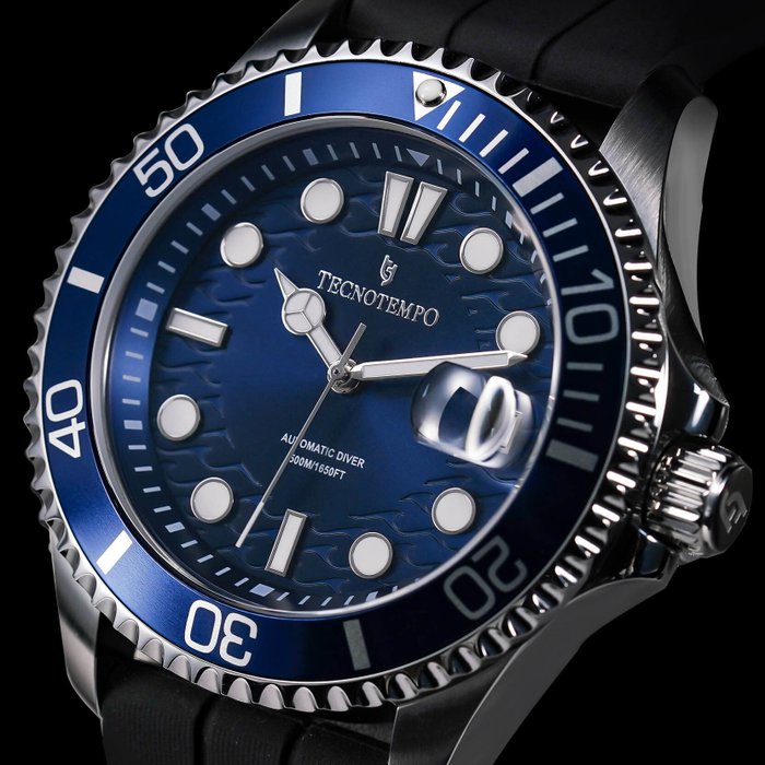 Tecnotempo - Diver 500M/1650ft WR - Blue - - TT.500.DBL - Mænd - 2011-nu