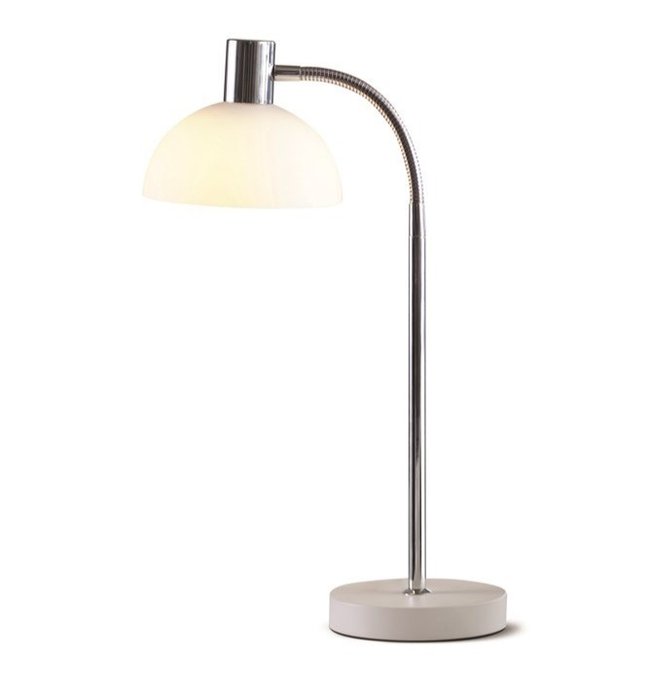 Herstal - Bordlampe - Vienda Flex - Glas, Stål