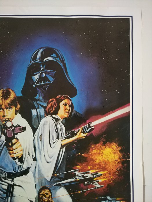 Tom Chantrell - Star Wars Episode IV: A New Hope - 1st US Release bootleg Poster 1977 - One Sheet - Style C - Rolled - MINT - No Reserve !!