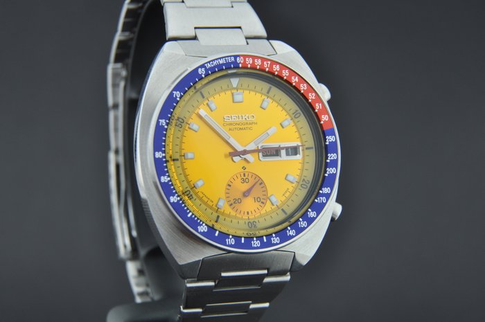 Seiko - Pogue Chronograph Pepsi Bezel - 6139-6002 - Mænd - 1970-1979