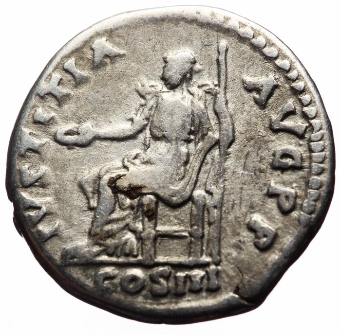 Romerska republiken. Hadrian (117-138). Denarius Scarce bust type