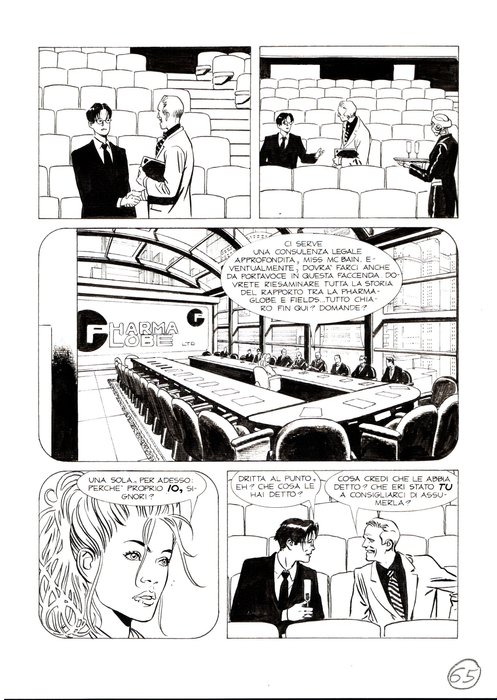 De Angelis, Roberto - 3 Original page - Nathan Never #187 - "Sara Mc Bain" - 2006