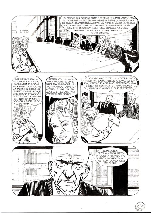 De Angelis, Roberto - 3 Original page - Nathan Never #187 - "Sara Mc Bain" - 2006