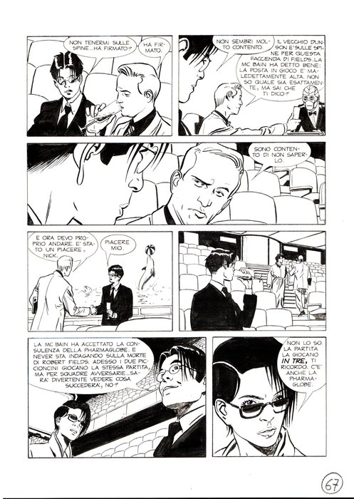 De Angelis, Roberto - 3 Original page - Nathan Never #187 - "Sara Mc Bain" - 2006