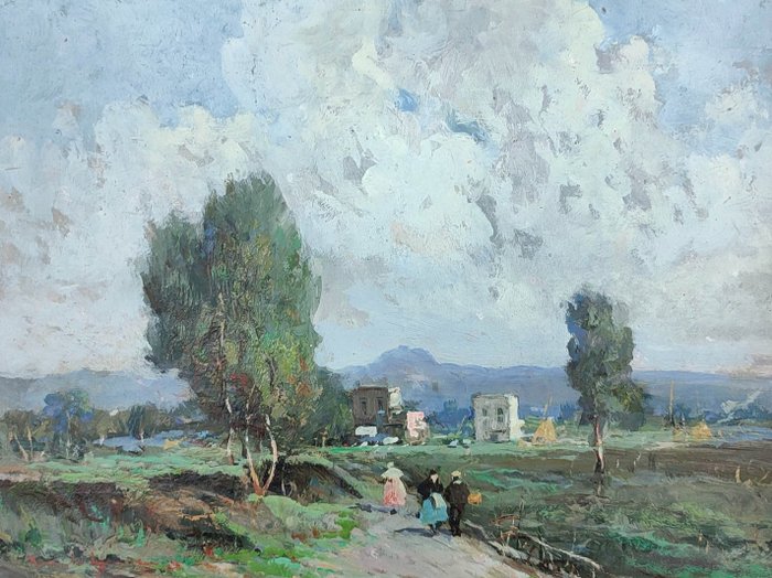 Romolo Leone (1883-1958) - Paesaggio campano