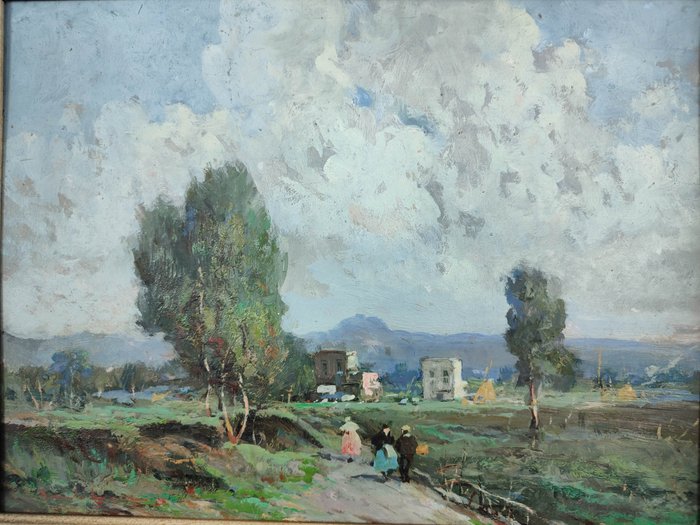 Romolo Leone (1883-1958) - Paesaggio campano