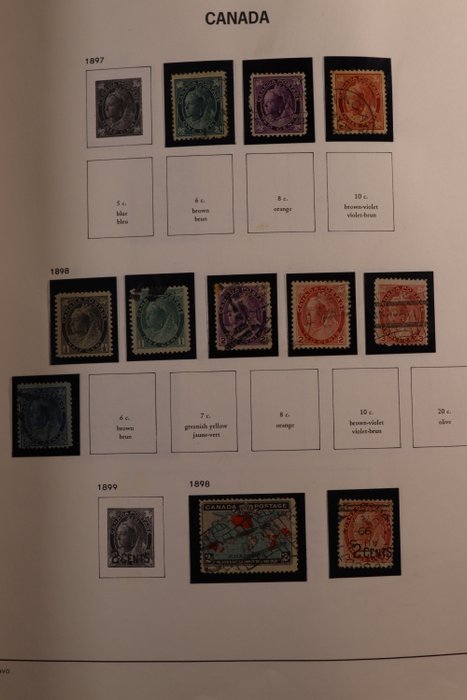 Canada 1868/2010 - Samling i 2 Davo Standard preprint albums