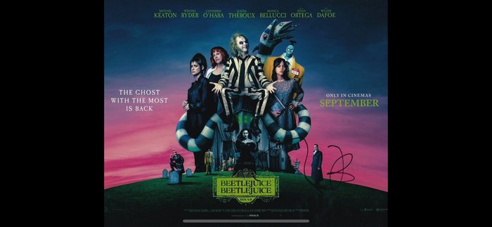 Beetlejuice - Signed by Tim Burton (Director)