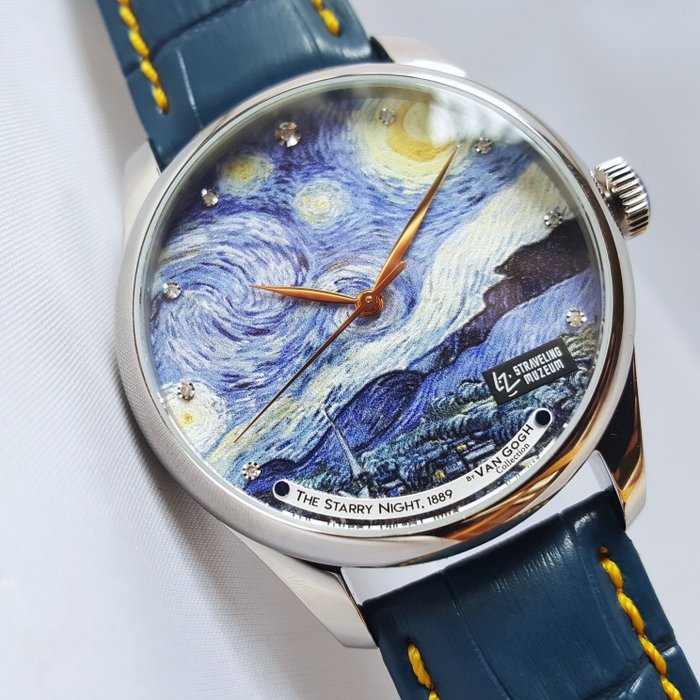 van Gogh - Automatic - 9 Diamonds - Official - The Starry Night - Limited Edition - Ingen mindstepris - Mænd - Ny