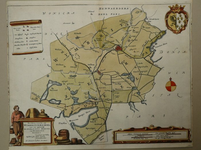 Holland - Friesland / Sneek / IJlst; Bernard Schotanus à Sterringa - De Grietenye van Wimbritzeradeel - 1661-1680