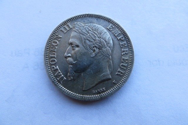 Frankrig 2 Francs 1866 K  (Ingen mindstepris)