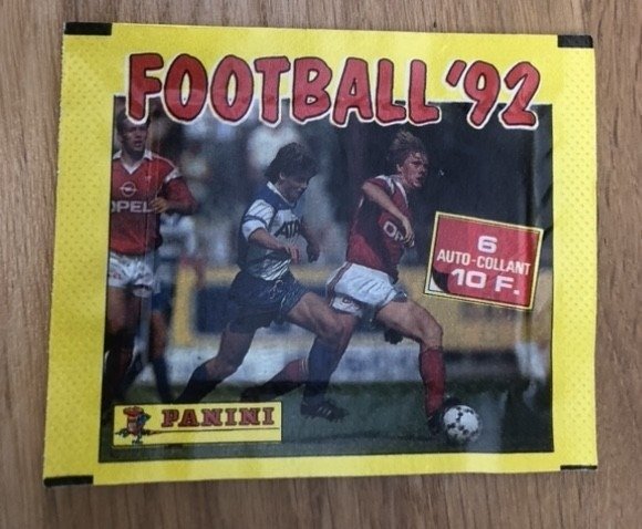 Panini - Football 92 Belgique - 1 Booster pack